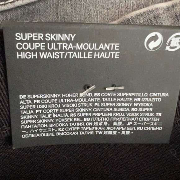 DIVIDED Black Super Skinny Jeans, Size 6, NEW WITH TAGS 🤩 - Picture 6 of 10